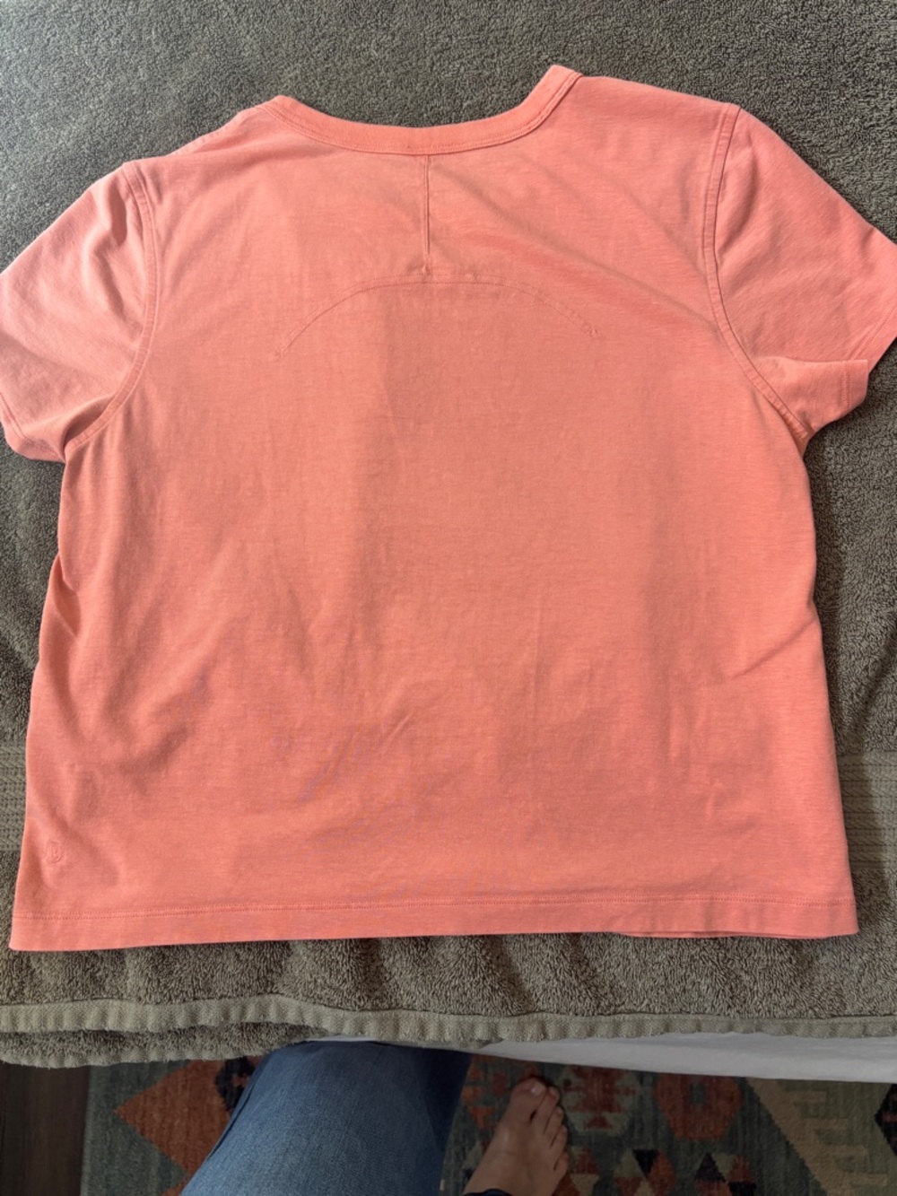 lululemon Crewneck T‑Shirt in Coral Pink